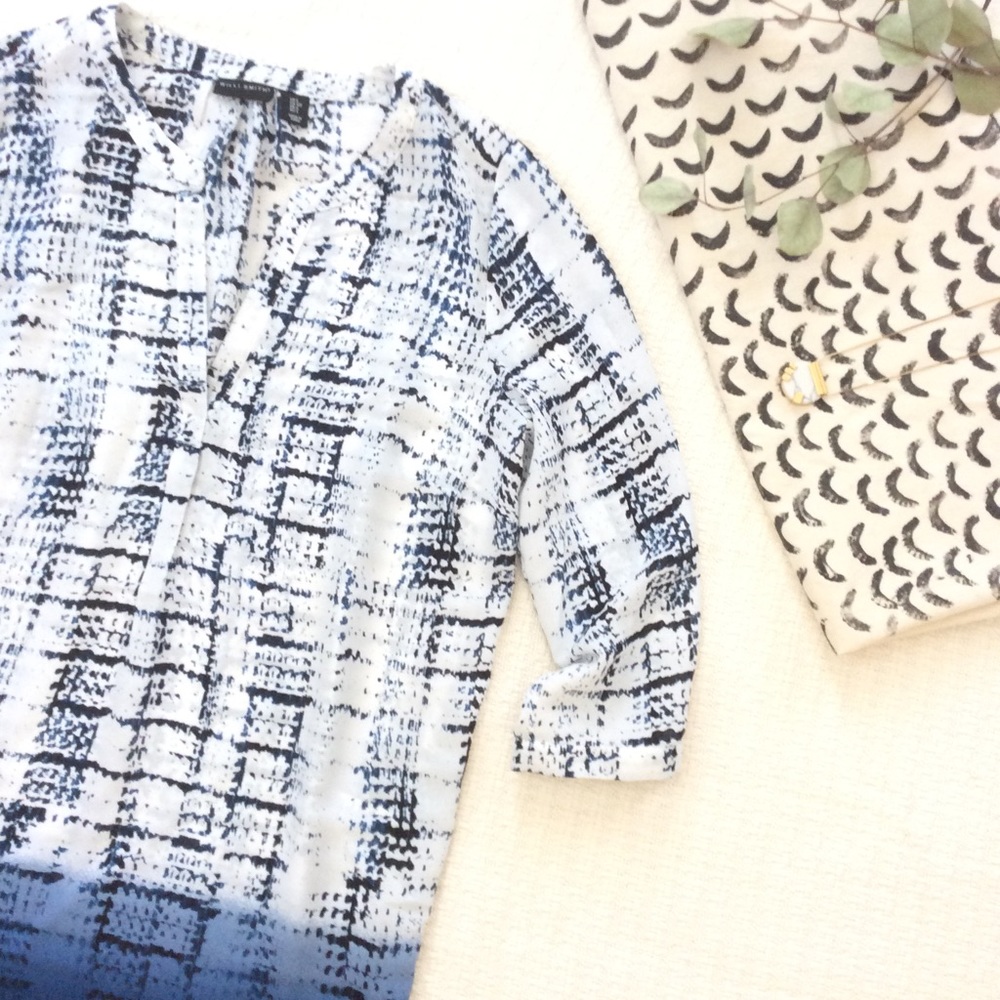 {Willi Smith} Dip-Dye Blouse